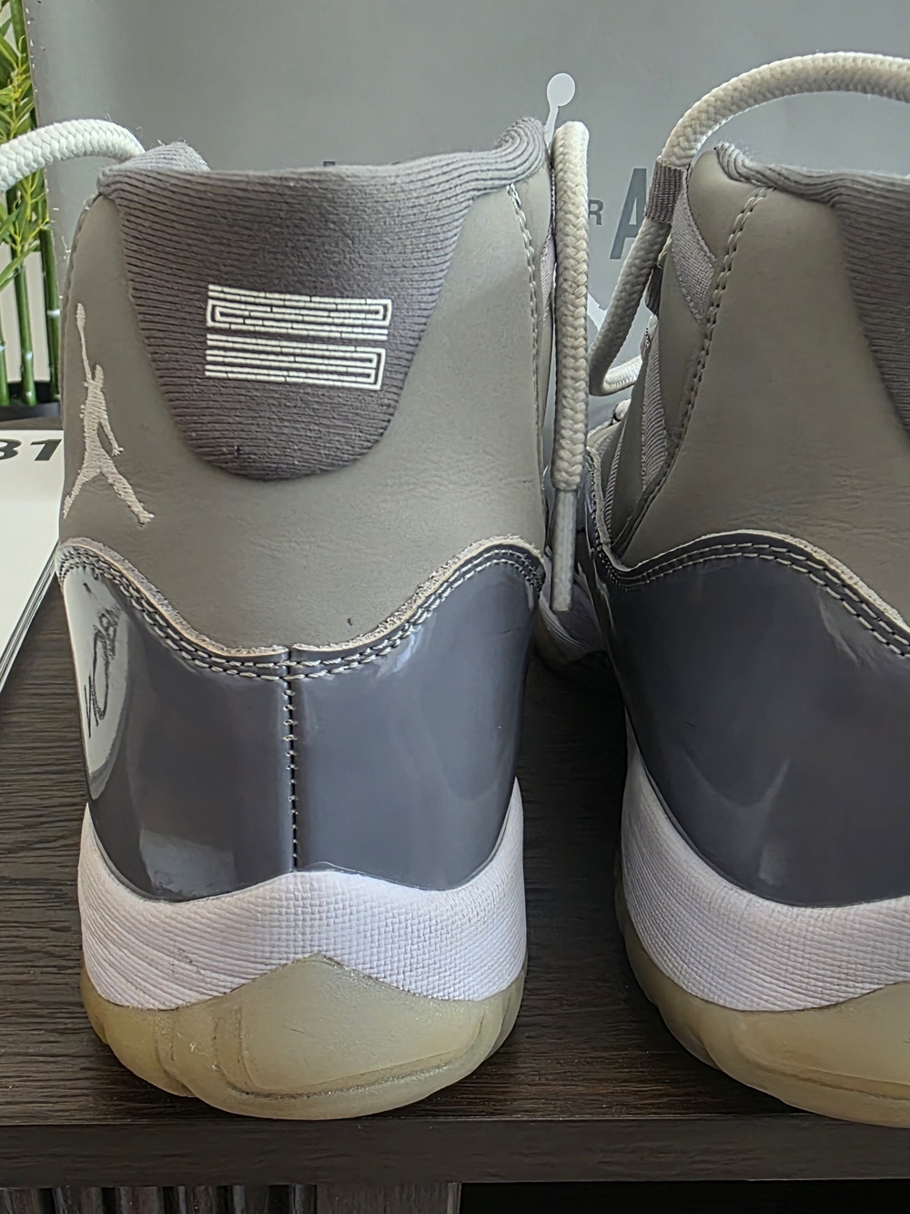 Jordan Men’s High-Top Sneakers - Grey/White